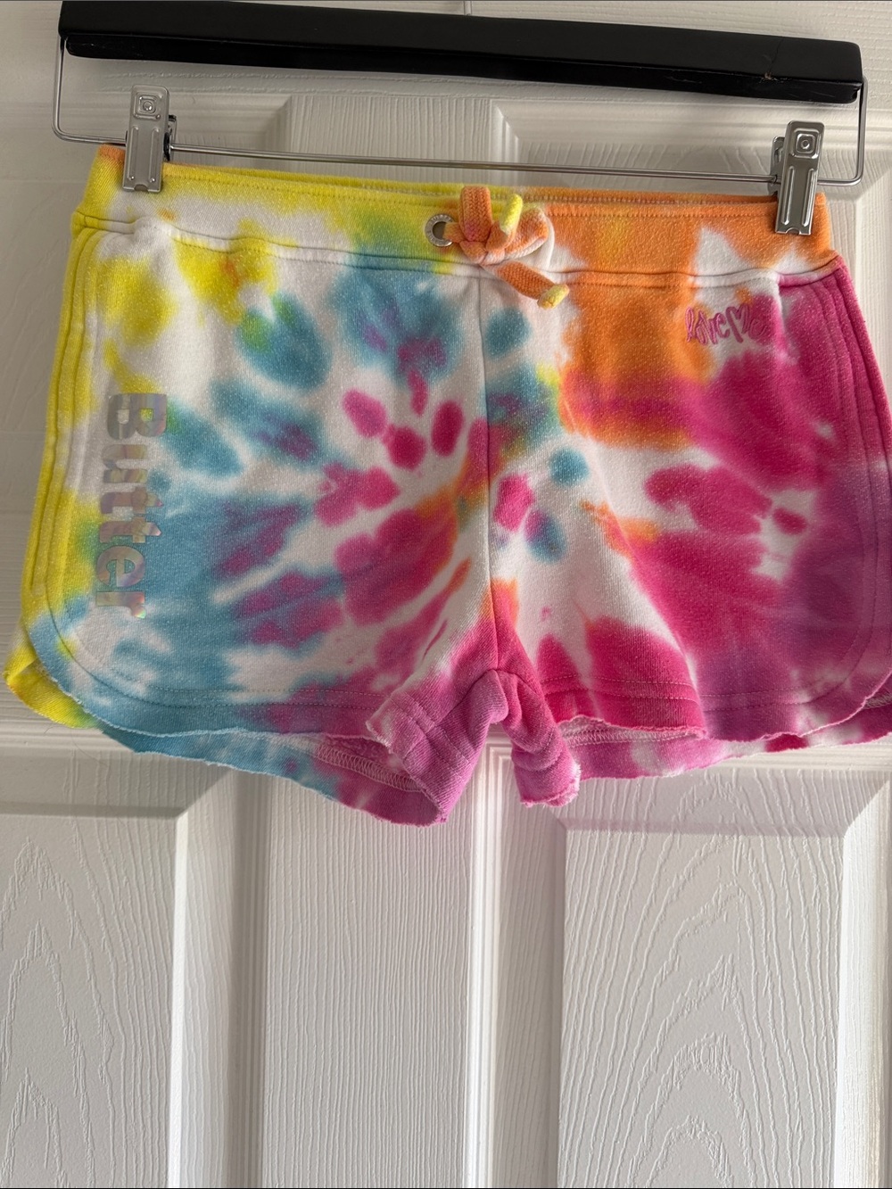 Butter Super Soft Tie Dye Short Size Large 12. So Cute for the Summer